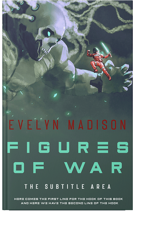 Front view of Nandor #14302 - Premade Science Fiction Book Cover