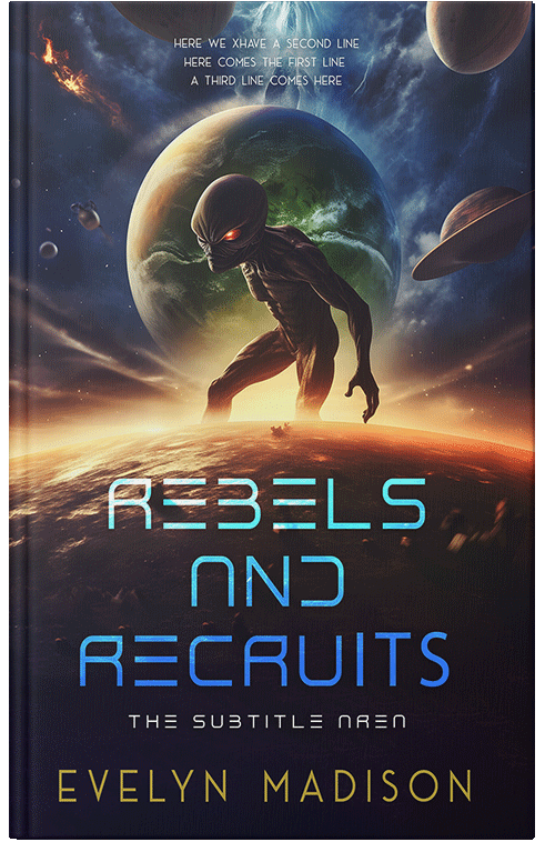 Front view of Premade Science Fiction Book Cover - Charade