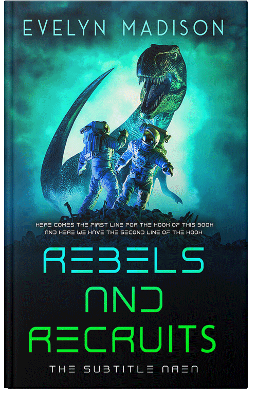 Front view of Premade Science Fiction Book Cover - Black Pearl