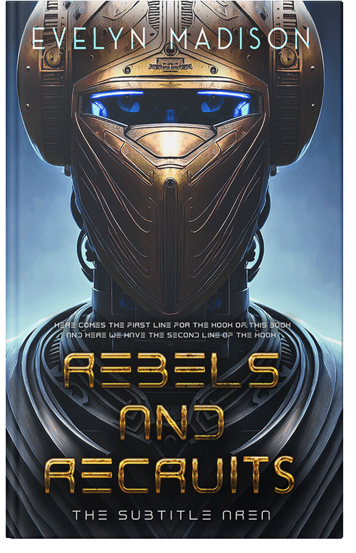 Front view of Eagle #14313 - Premade Apocalyptica Book Cover