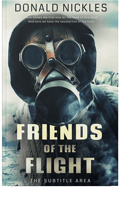 Front view of Ebony Clay #14317 - Premade Apocalyptica Book Cover