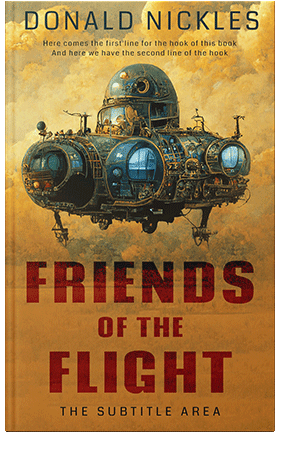 Pre Made Book Cover Copper