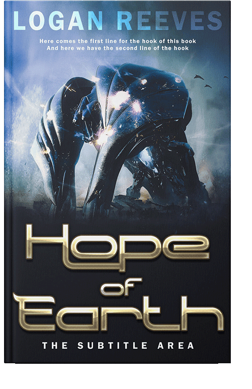 Front view of Loblolly #14332 - Premade Science Fiction Book Cover