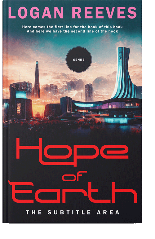 Front view of Ebony Clay #14333 - Premade Science Fiction Book Cover