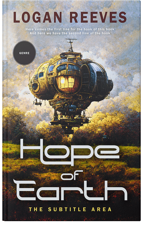 Front view of Premade Science Fiction Book Cover - Cloud
