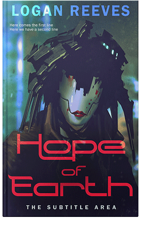 Pre Made Book Cover Ebony Clay