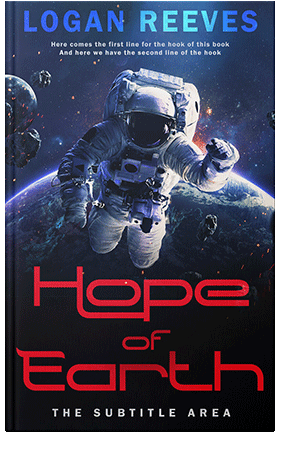 Pre Made Book Cover Ebony