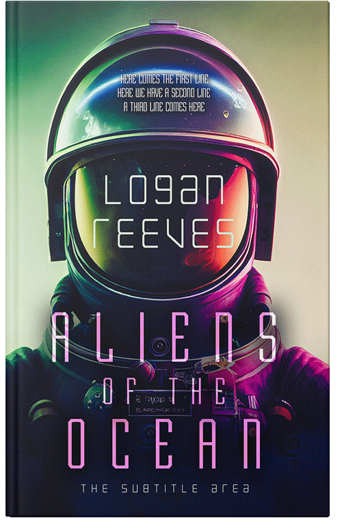 Front view of Mirage #14344 - Premade Science Fiction Book Cover