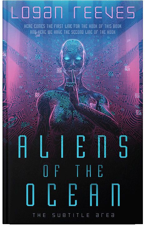 Front view of Viola #14345 - Premade Science Fiction Book Cover | BookCoverZone