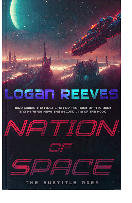 Front view of Cadillac #14351 - Premade Science Fiction Book Cover