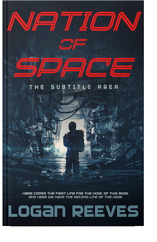 Front view of Big Stone #14359 - Premade Science Fiction Book Cover