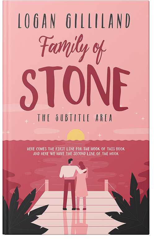 Front view of Lavender Pink #14365 - Premade Romance Book Cover