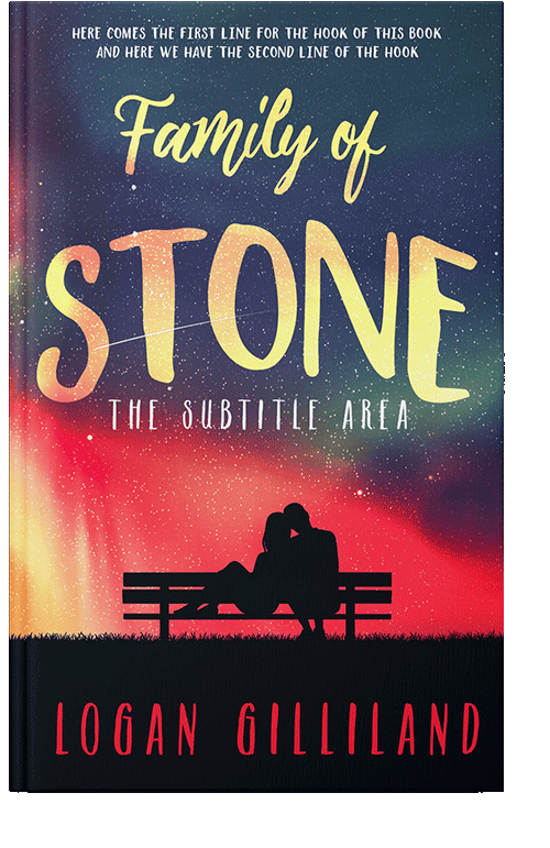 Front view of Apricot #14369 - Premade Romance Book Cover