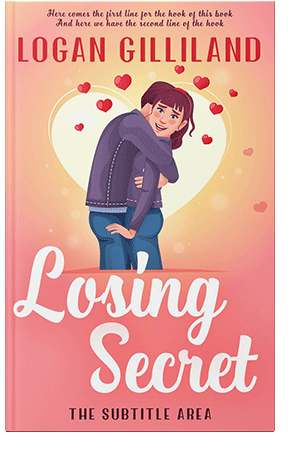 Pre Made Book Cover Rose Bud