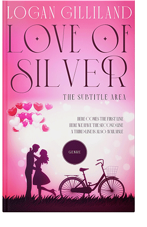 Pre Made Book Cover Persian Pink