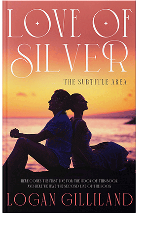 Pre Made Book Cover Ebony