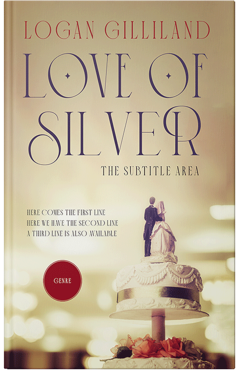 Front view of Grain Brown #14394 - Premade Romance Book Cover