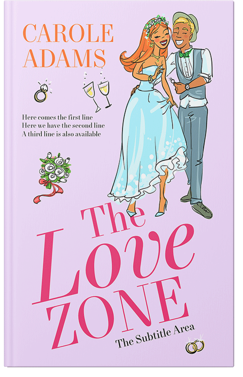 Front view of Premade Romance Book Cover - Moon Raker