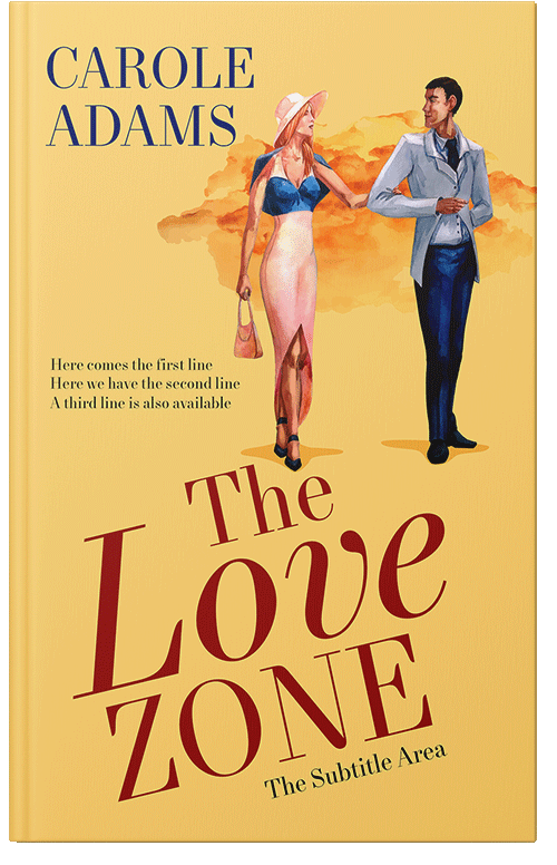 Front view of Goldenrod #14402 - Premade Romance Book Cover