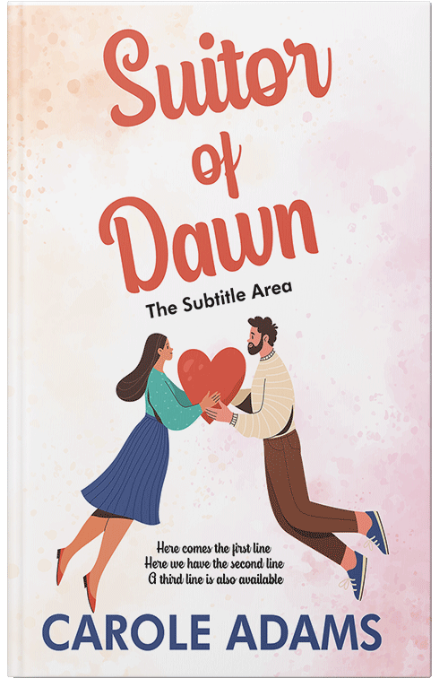 Front view of White Linen #14414 - Premade Romance Book Cover