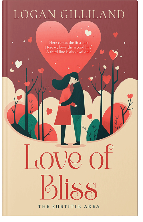 Front view of Chestnut #14419 - Premade Romance Book Cover