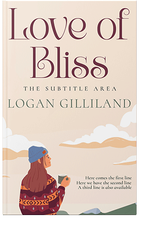 Pre Made Book Cover Citrine White