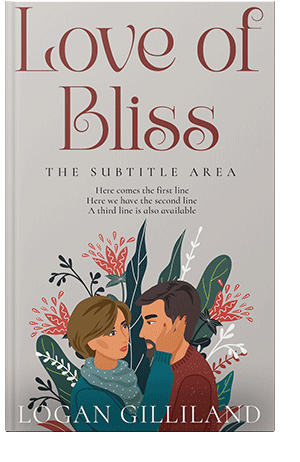 Pre Made Book Cover Swirl