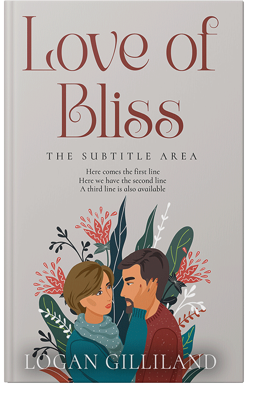 Front view of Swirl #14427 - Premade Romance Book Cover