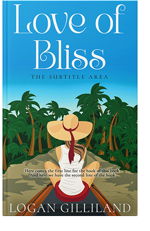 Pre Made Book Cover Cerulean