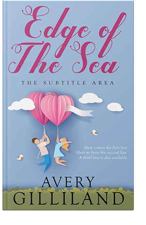 Pre Made Book Cover Rock Blue