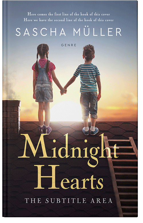 Front view of Premade Teen & Young Adult Book Cover - Double Spanish White