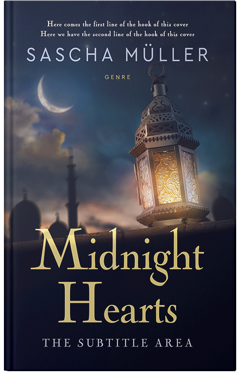 Front view of Premade Religion & Spirituality Book Cover - Mirage