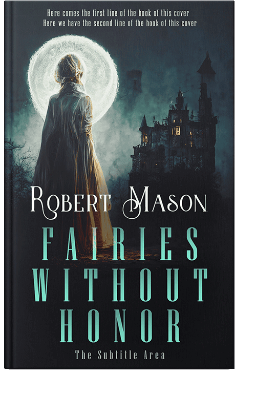 Front view of Mirage #14484 - Premade Fantasy Book Cover | BookCoverZone