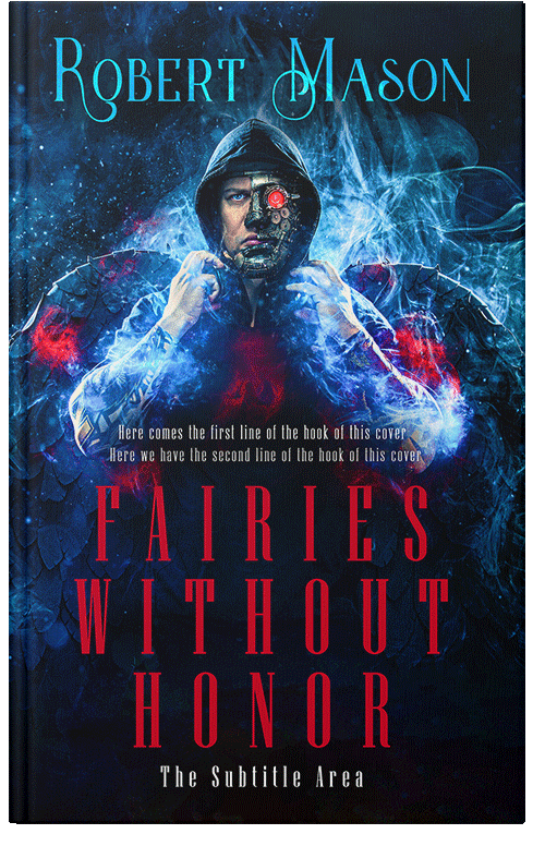 Front view of Turkish Rose #14487 - Premade Fantasy Book Cover