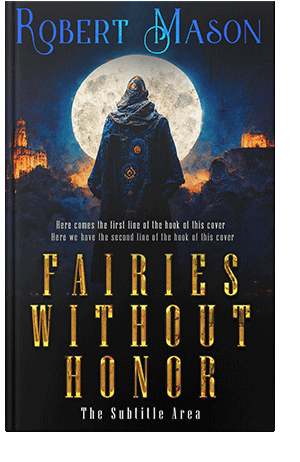 Pre Made Book Cover Vulcan