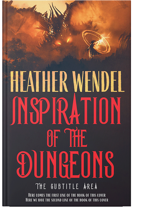 Front view of Burnt Sienna #14491 - Premade Science Fiction Book Cover