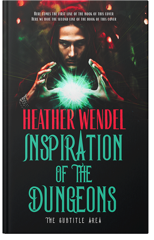 Front view of Cod Gray #14492 - Premade Fantasy Book Cover