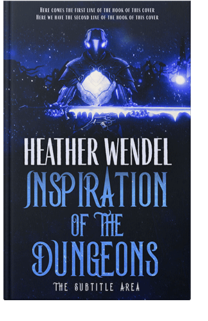 Pre Made Book Cover Ebony