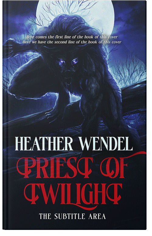 Front view of Premade Fantasy Book Cover - Oriental Pink