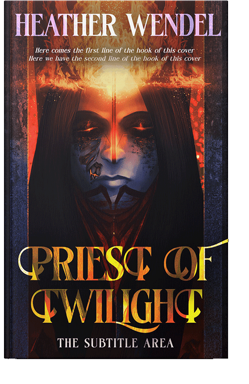Front view of Raw Sienna #14507 - Premade Fantasy Book Cover