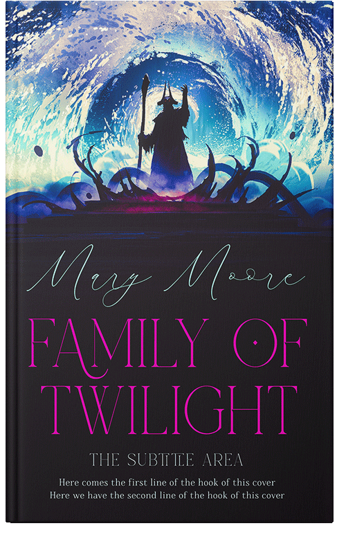 Front view of Premade Fantasy Book Cover - Maverick