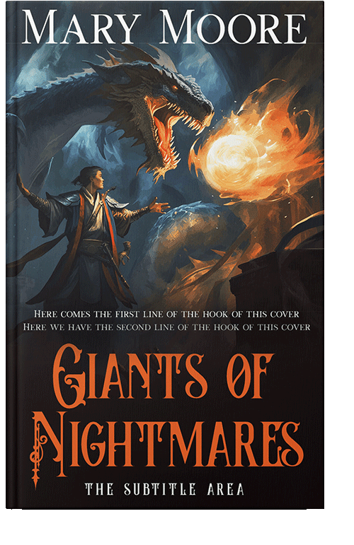 Front view of Shark #14524 - Premade Fantasy Book Cover | BookCoverZone