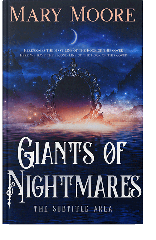 Front view of Eunry #14525 - Premade Fantasy Book Cover | BookCoverZone