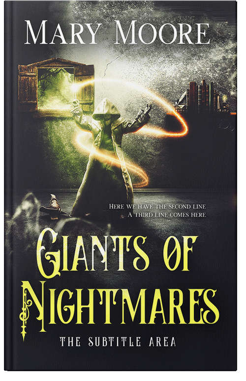 Front view of Sapling #14526 - Premade Fantasy Book Cover