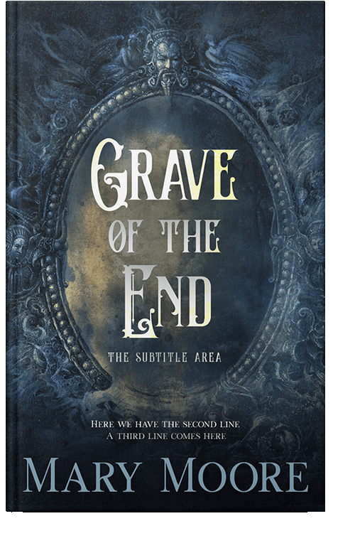 Front view of Ebony Clay #14527 - Premade Fantasy Book Cover