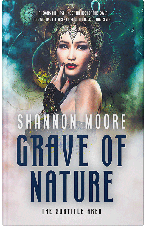 Front view of Big Stone #14535 - Premade Fantasy Book Cover