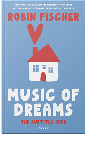 Pre Made Book Cover Polo Blue