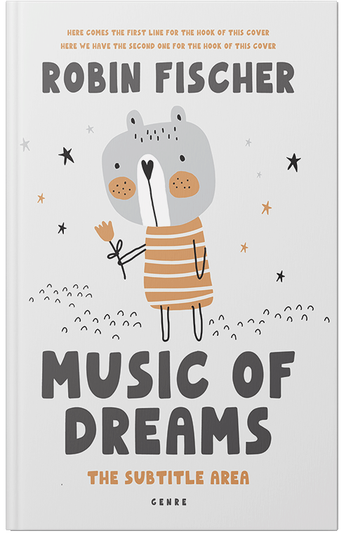 Front view of Seashell #14541 - Premade Abstract Book Cover