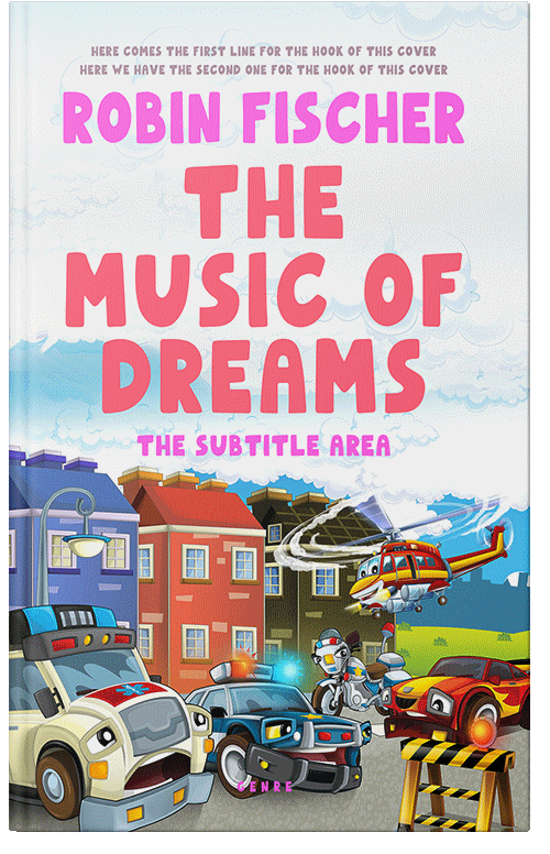 Front view of Premade Children's Book Cover - Fiord