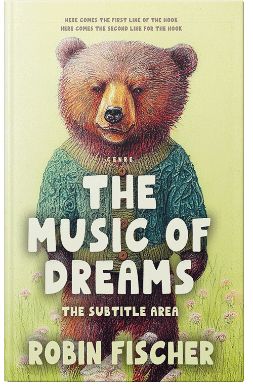 Front view of Premade Nature Book Cover - Thunder